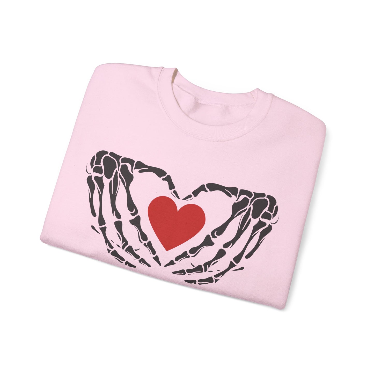 Skeleton Hands Heart valentine shirt