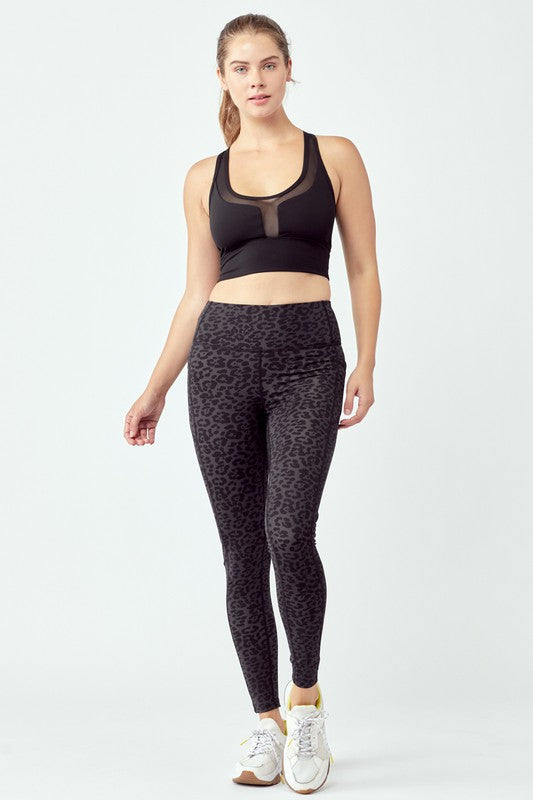 Legging sport outlet leopard