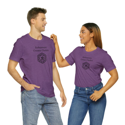 Sahasrara Symbol Crown Chakra Purple T-Shirt