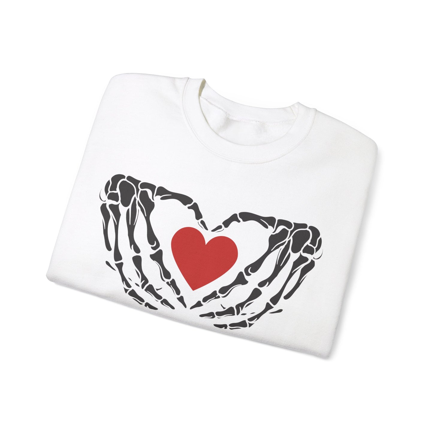 Skeleton Hands Heart valentine shirt