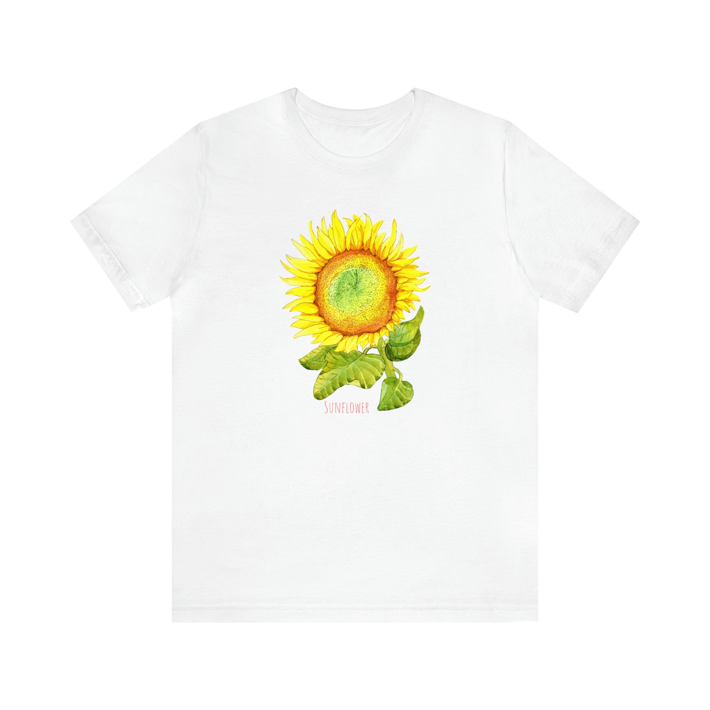 Sunflower watercolor print T-Shirt