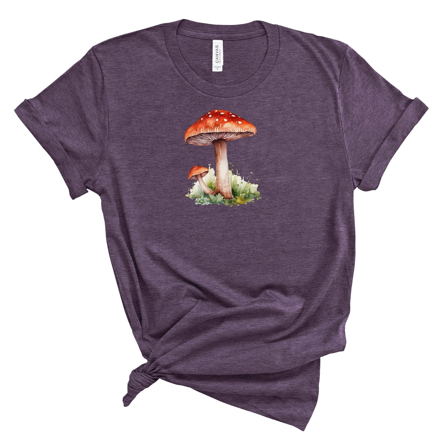 Magical Mushroom T-Shirt Real Mushroom Watercolor print shirt mushroom Shirt Foodie Shirt vegetable shirt cottagecore tee for fungi lover