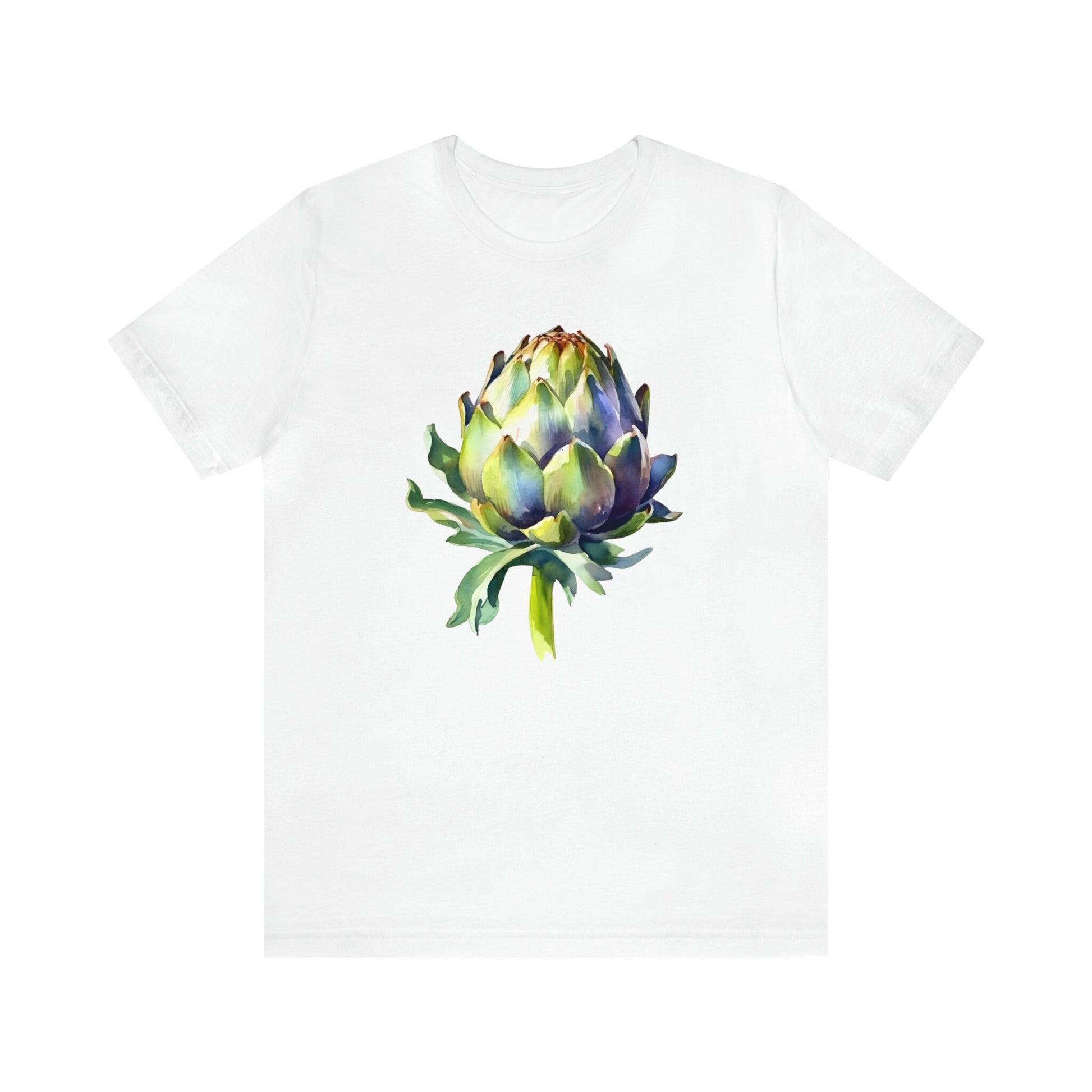 Artichoke Watercolor Vegetable T-Shirt Watercolor print shirt Vegetable tee Artichoke Cottagecore Farmers Market vegetable Artichoke