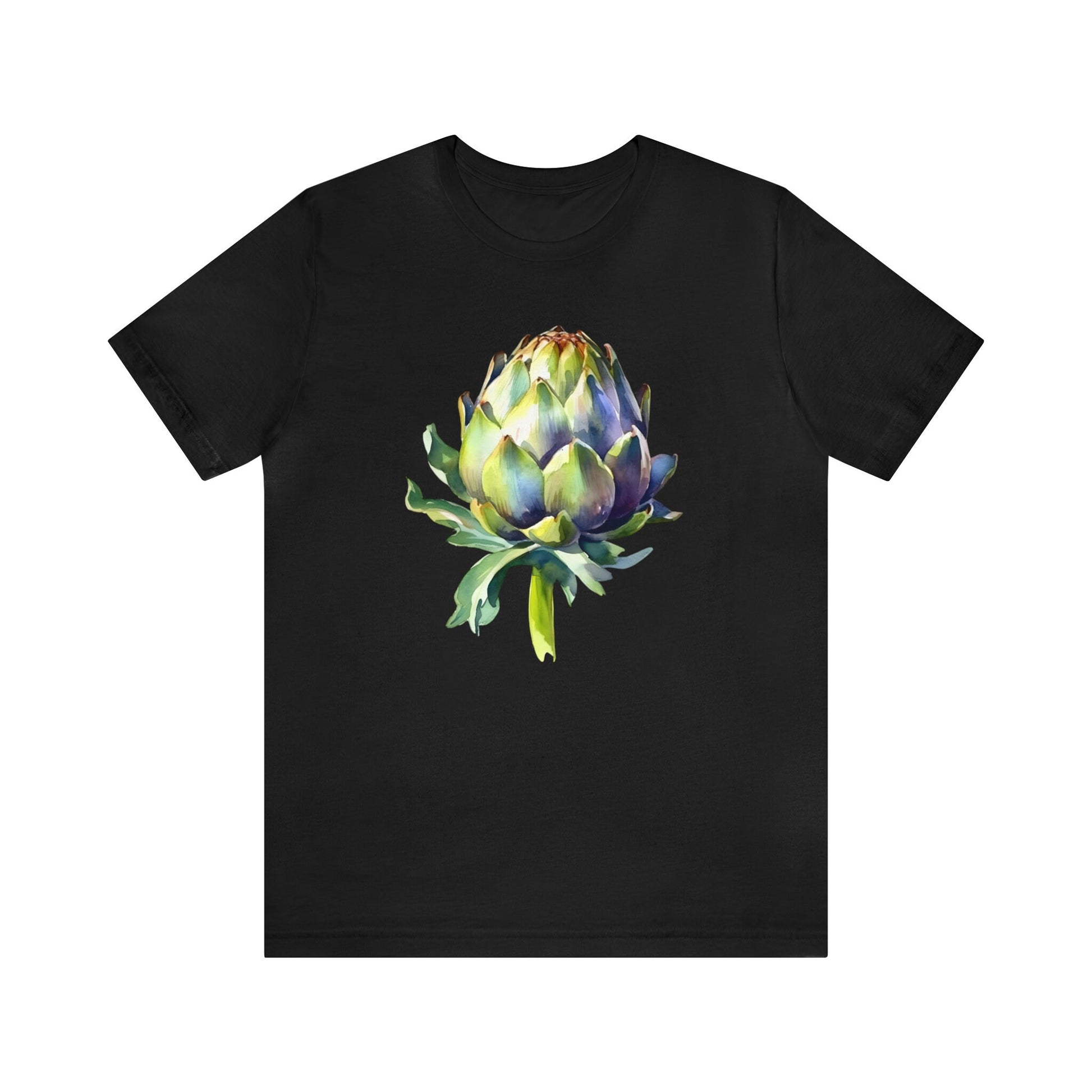 Artichoke Watercolor Vegetable T-Shirt Watercolor print shirt Vegetable tee Artichoke Cottagecore Farmers Market vegetable Artichoke