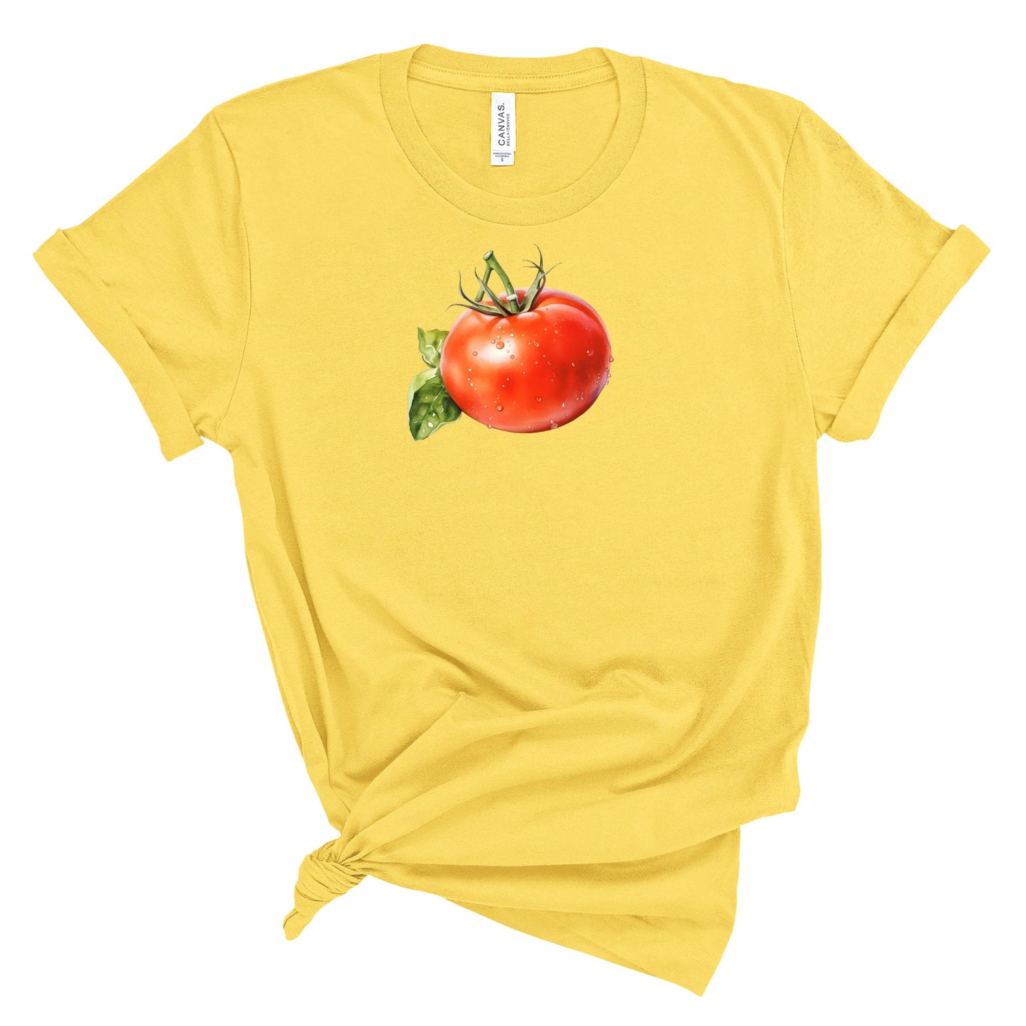 Garden Fresh: Tomato Watercolor Vegetable T-Shirt, Watercolor print, Vegetable t-shirt, Foodie Shirt