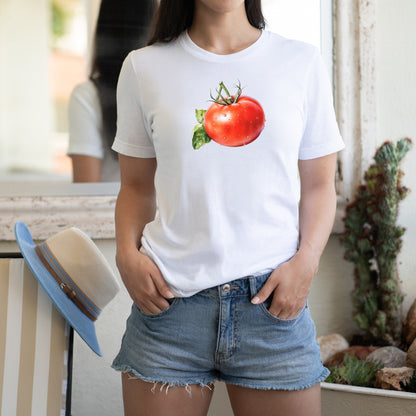 Garden Fresh: Tomato Watercolor Vegetable T-Shirt, Watercolor print, Vegetable t-shirt, Foodie Shirt