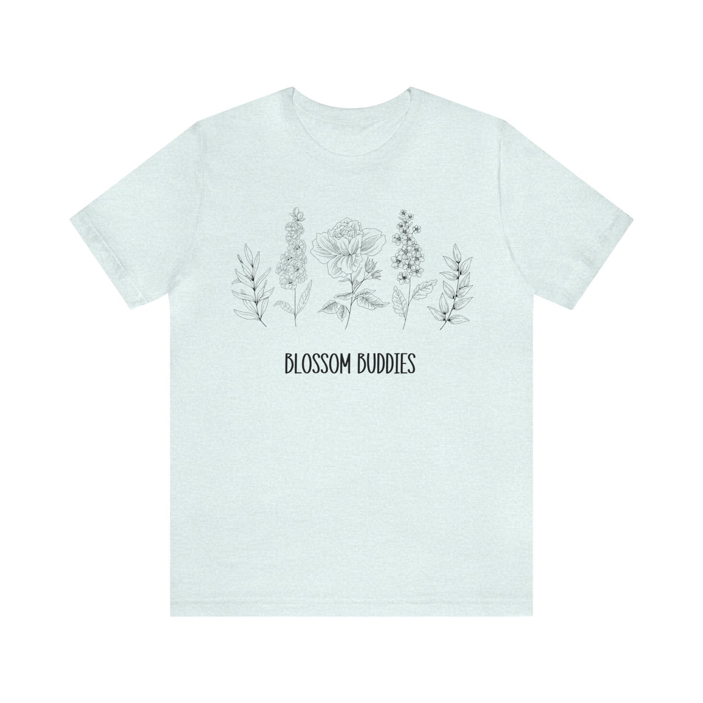 Blossom Buddies Botanical Gardening TShirt botanical tshirt fairycore shirt garden mom shirt wildflower shirt gift for mom