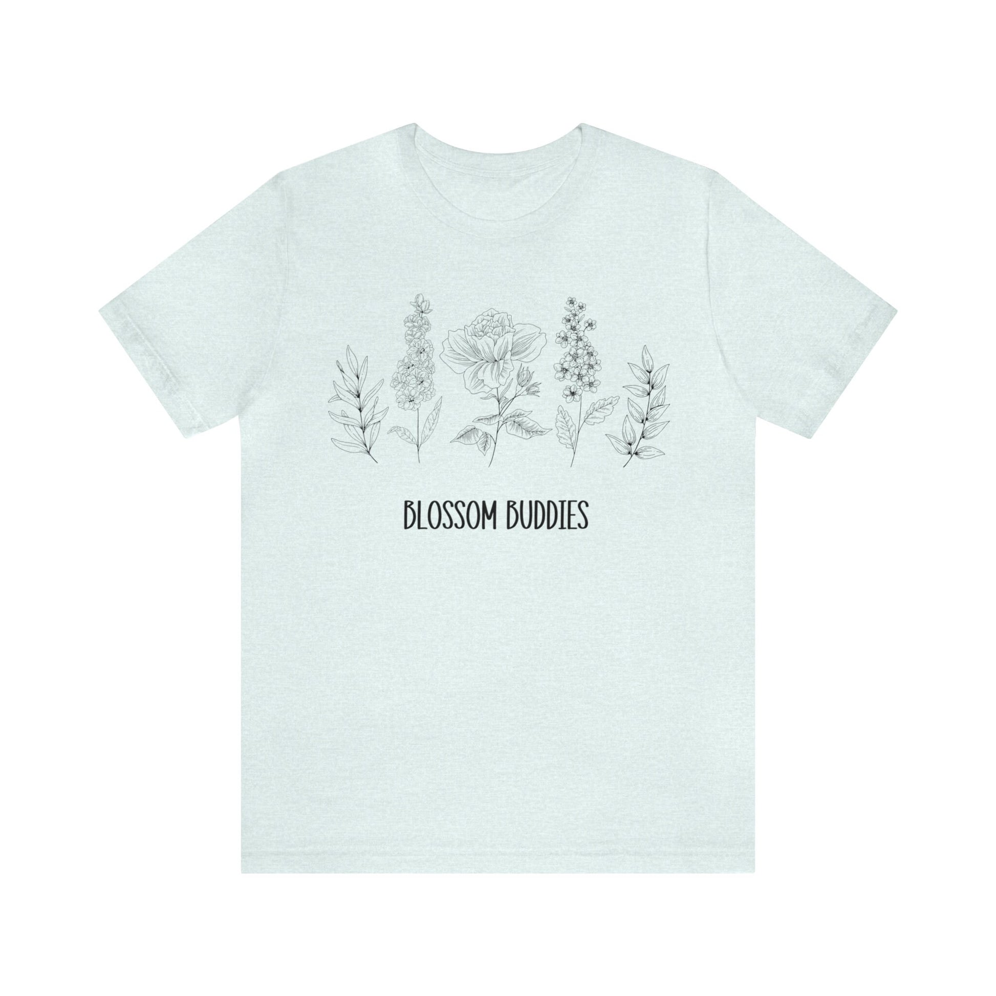 Blossom Buddies Botanical Gardening TShirt botanical tshirt fairycore shirt garden mom shirt wildflower shirt gift for mom