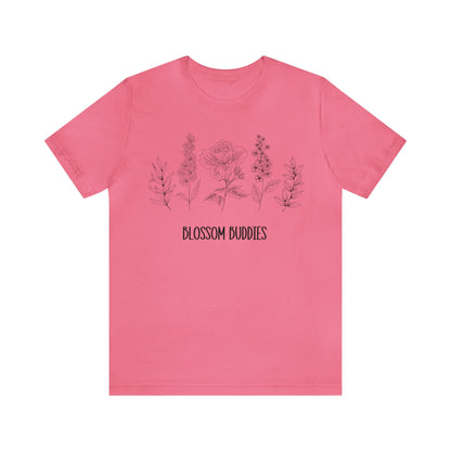 Blossom Buddies Botanical Gardening TShirt botanical tshirt fairycore shirt garden mom shirt wildflower shirt gift for mom