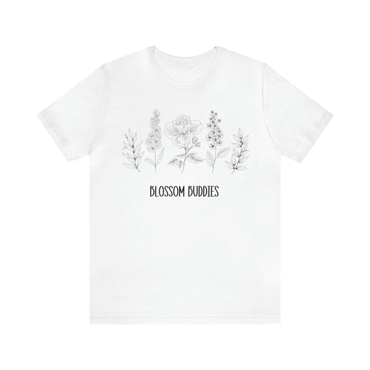 Blossom Buddies Botanical Gardening TShirt botanical tshirt fairycore shirt garden mom shirt wildflower shirt gift for mom