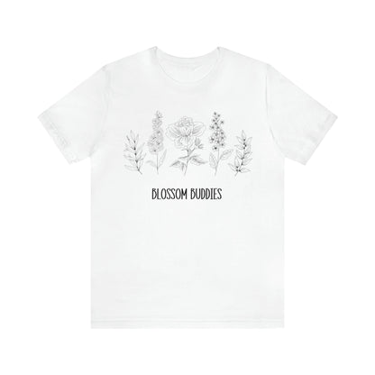 Blossom Buddies Botanical Gardening TShirt botanical tshirt fairycore shirt garden mom shirt wildflower shirt gift for mom