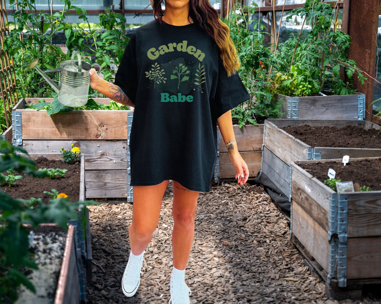 Garden Babe Shirt, Mama T-Shirt, Mothers Day Shirt, Mothers Day Gift, Plant Mom Shirt, Plant Lover Gift, Gardening Shirt, Botanical Tshirt