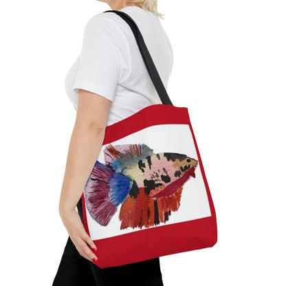 Multicolored Tropical Fish Tote Bag for the Beach,  Beach Theme Gifts, Vacation Accessories, Fish Tote Bag, Fish Lover