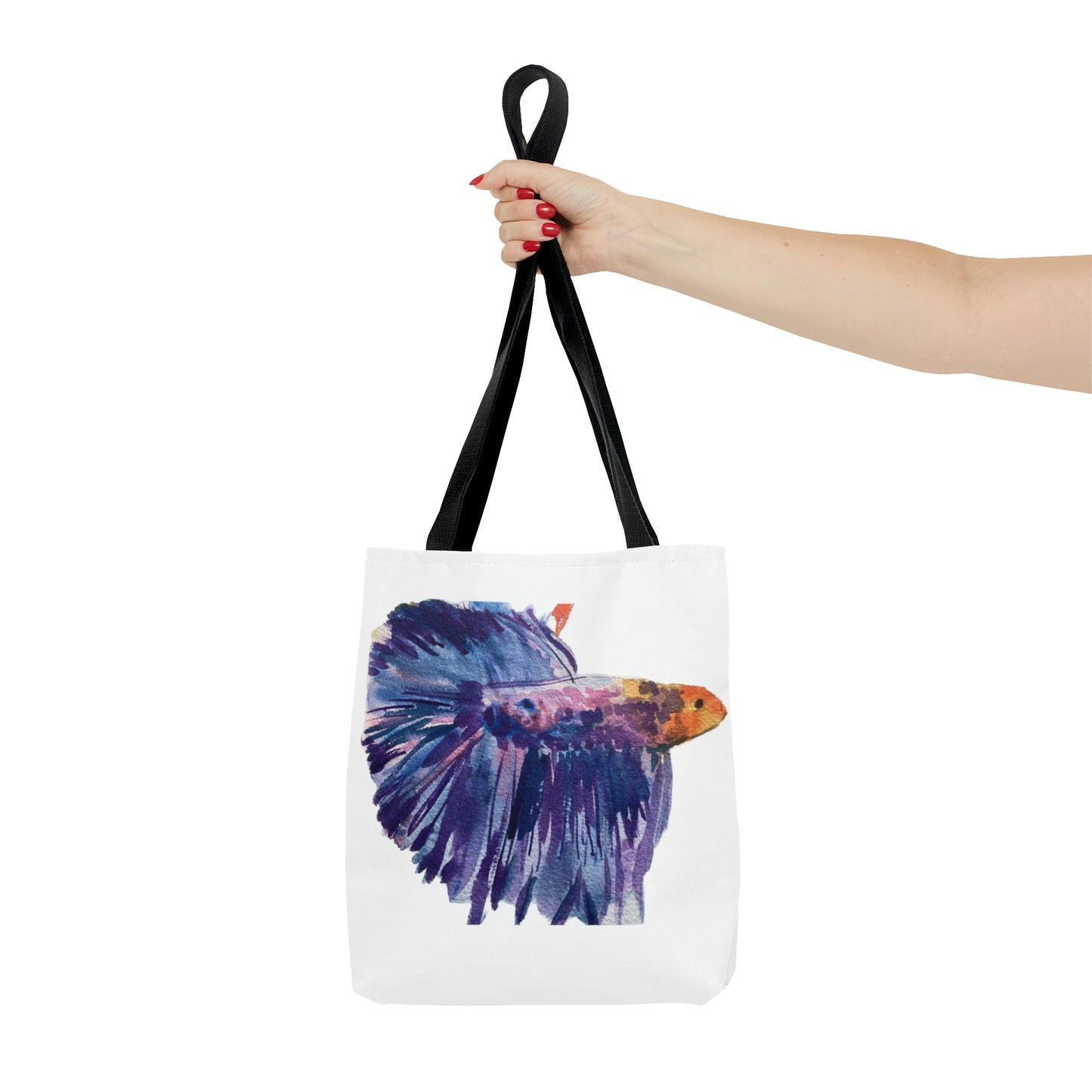 Purple Tropical Fish Tote Bag for the Beach,  Beach Theme Gifts, Vacation Accessories, Fish Tote Bag, Fish Lover