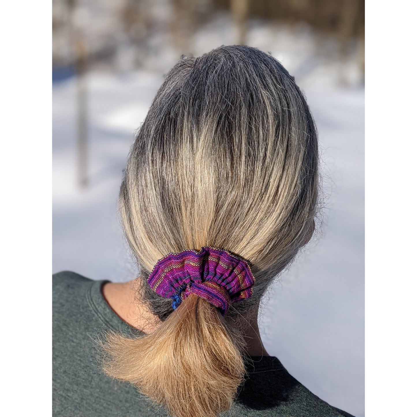 Jeanne Hair Scrunchies 3-pack handmade hair ties