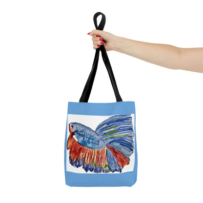 Blue Tropical Fish Tote Bag for the Beach,  Beach Theme Gifts, Vacation Accessories, Fish Tote Bag, Fish Lover