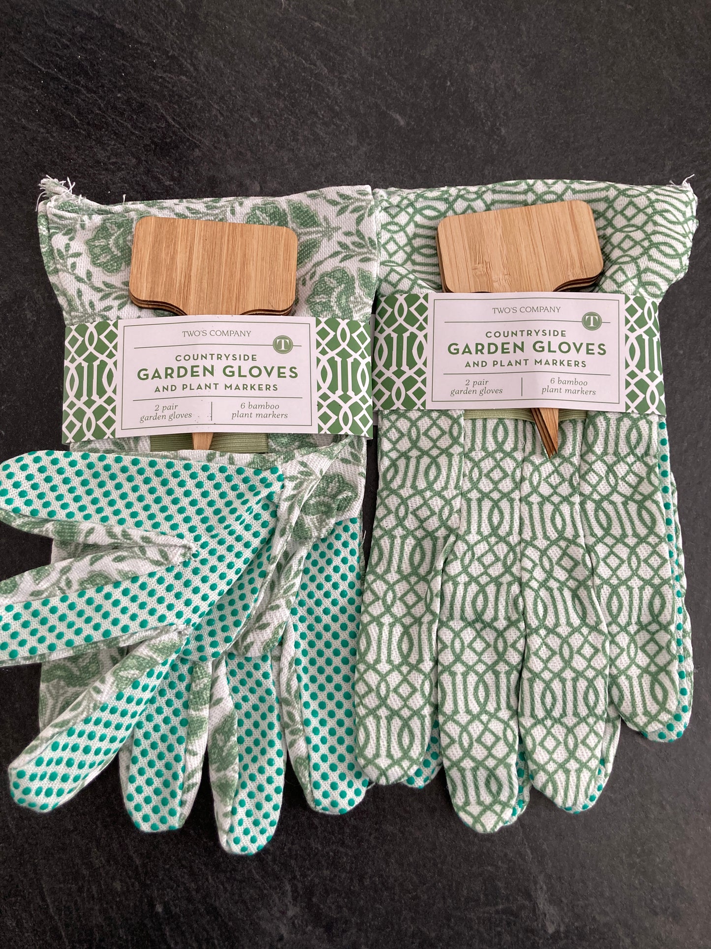 Garden of Paradise Weeding Gloves & Plant Marker 2-Pack Set