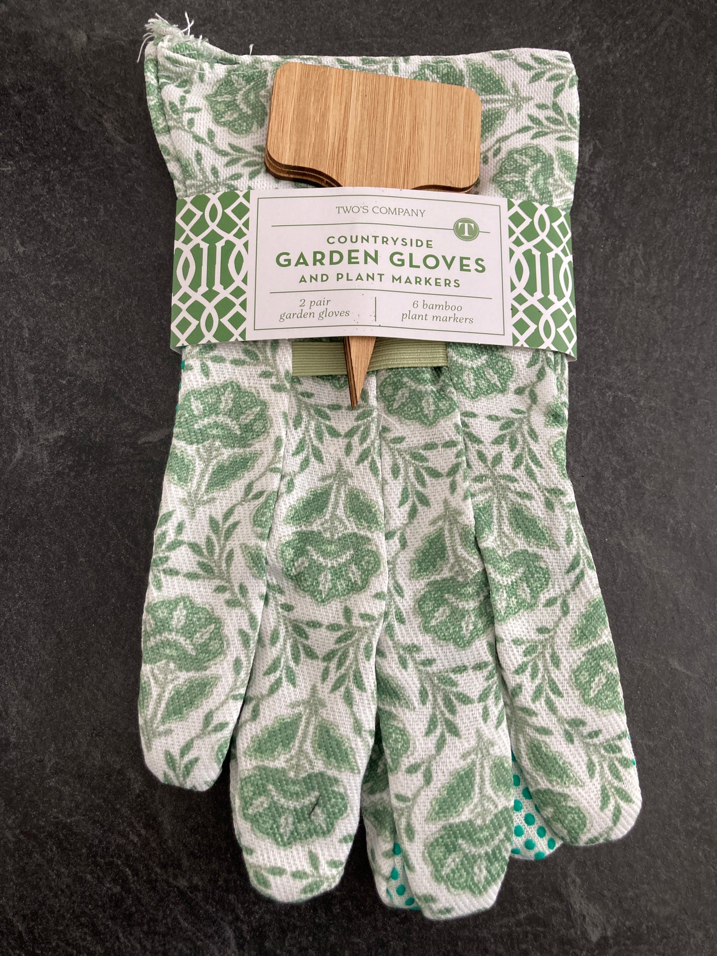 Garden of Paradise Weeding Gloves & Plant Marker 2-Pack Set