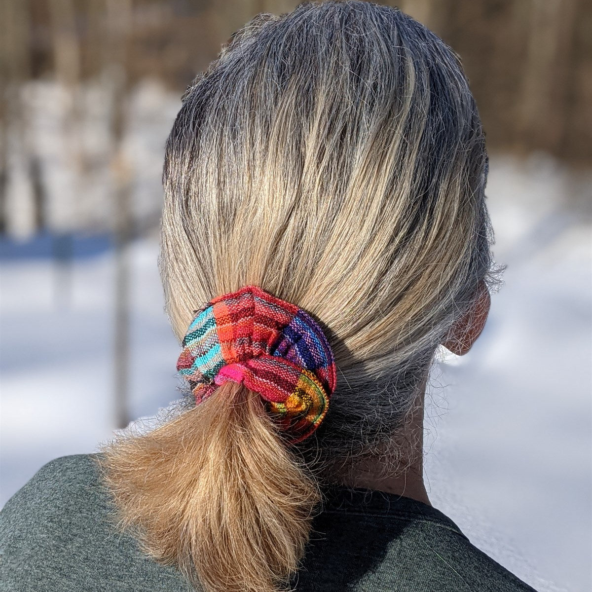 Jeanne Hair Scrunchies 3-pack handmade hair ties