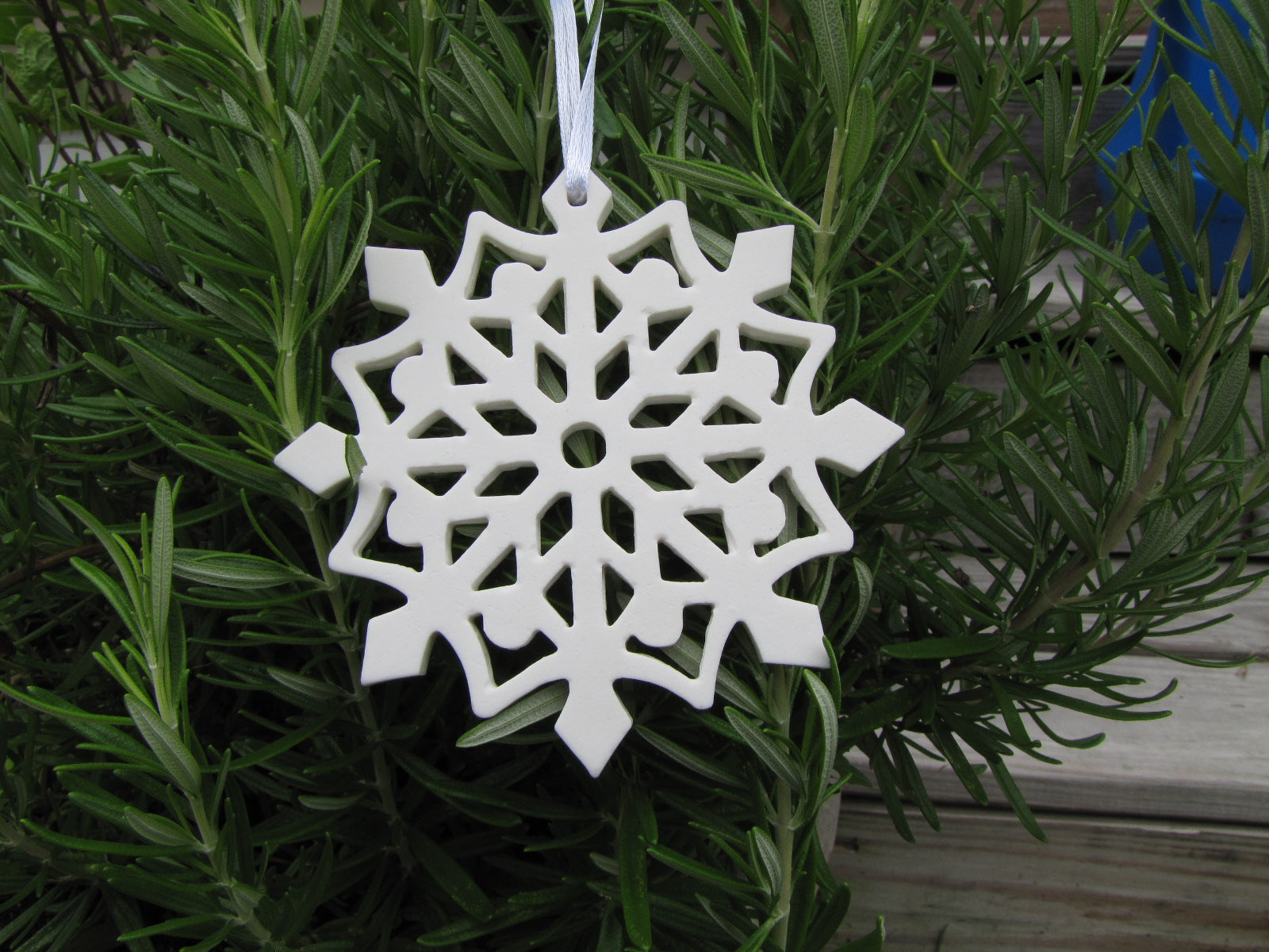 Porcelain Snowflakes Ornaments