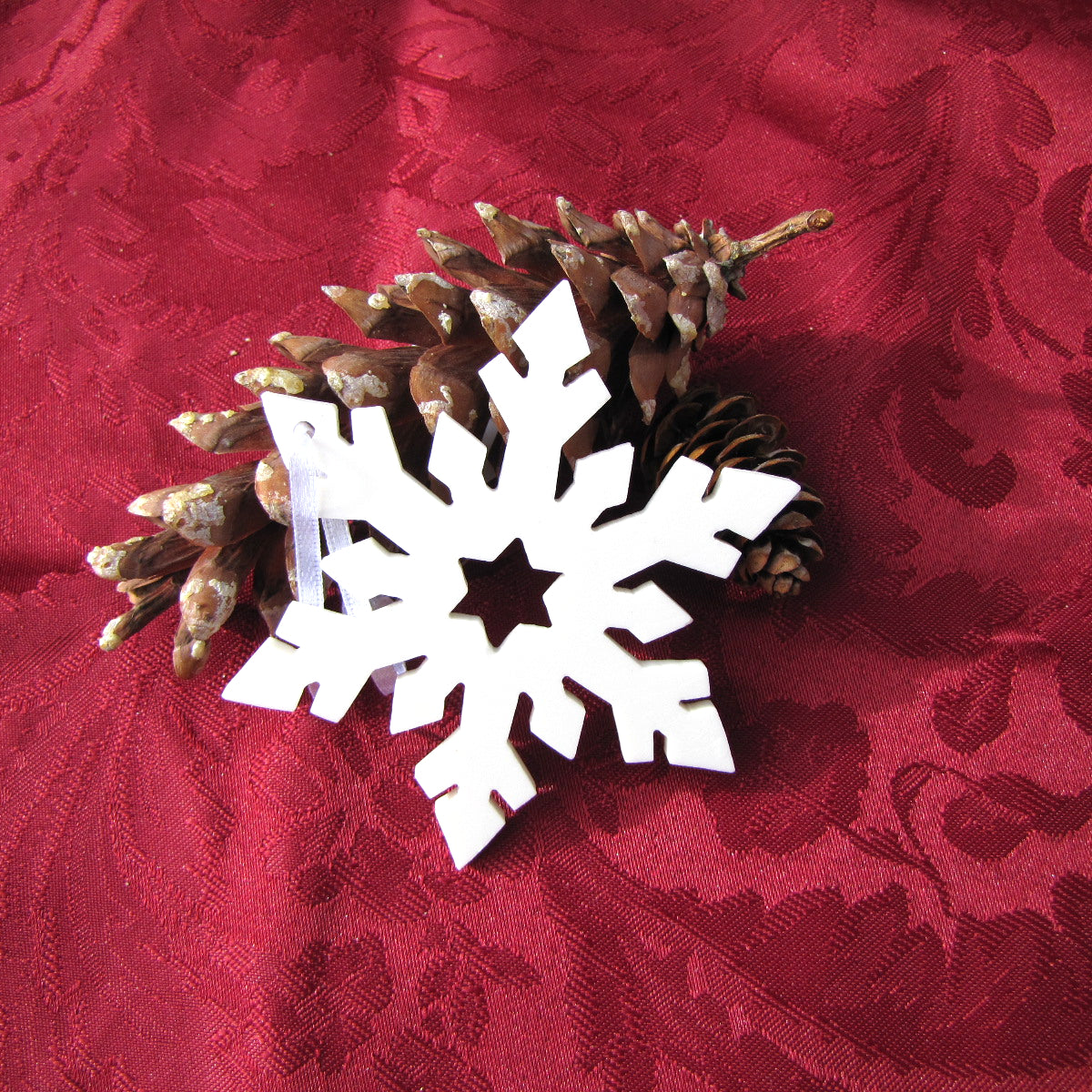 Porcelain Snowflakes Ornaments