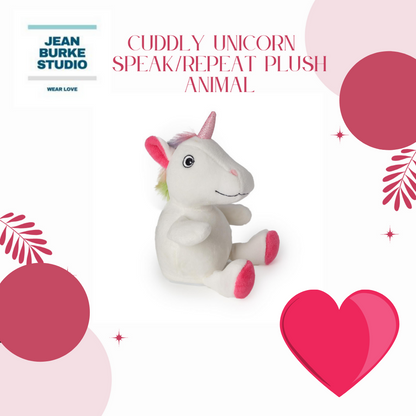Cuddly Unicorn Speak/Repeat Plush Animal